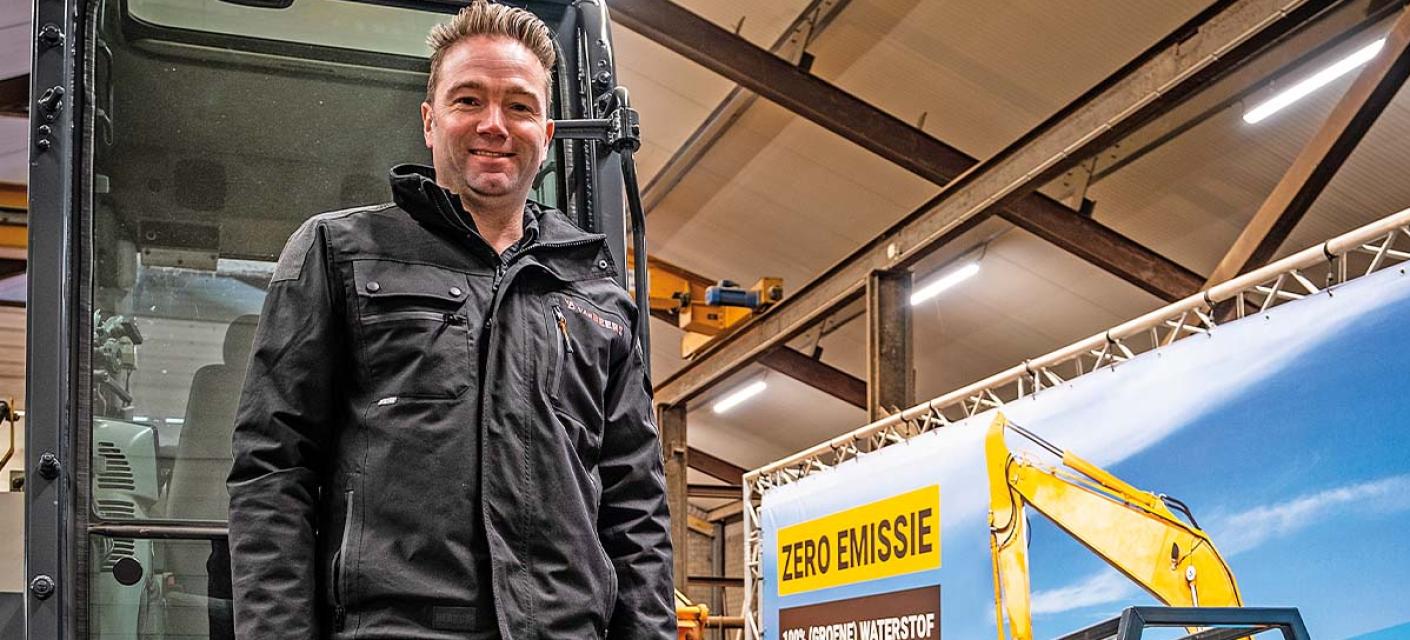 Van beers Hoogeloon, Grondig 10, 2022, waterstof, custa-graafmachine