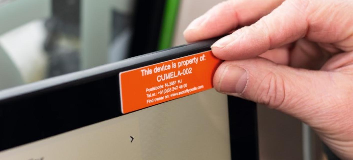 Stop Diefstal campagne label en sticker