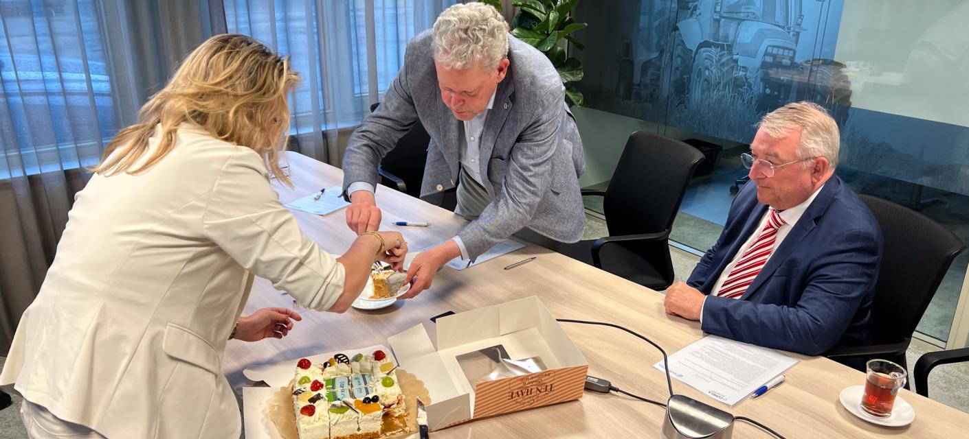 taart snijden