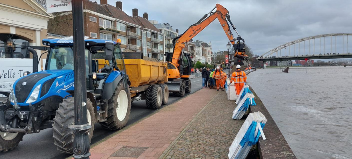 Hoog water Deventer