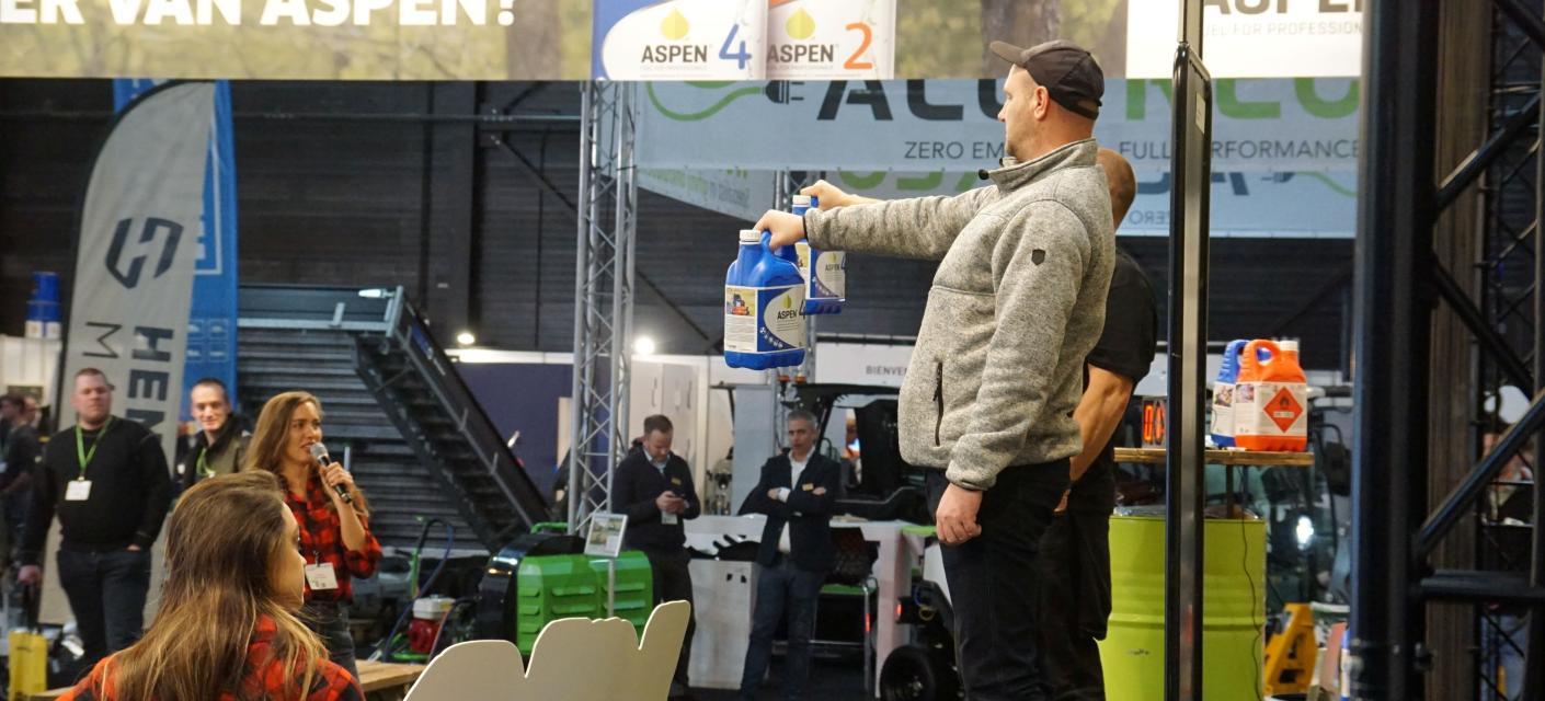 De Groene sector vakbeurs 2024 aspen challenge 