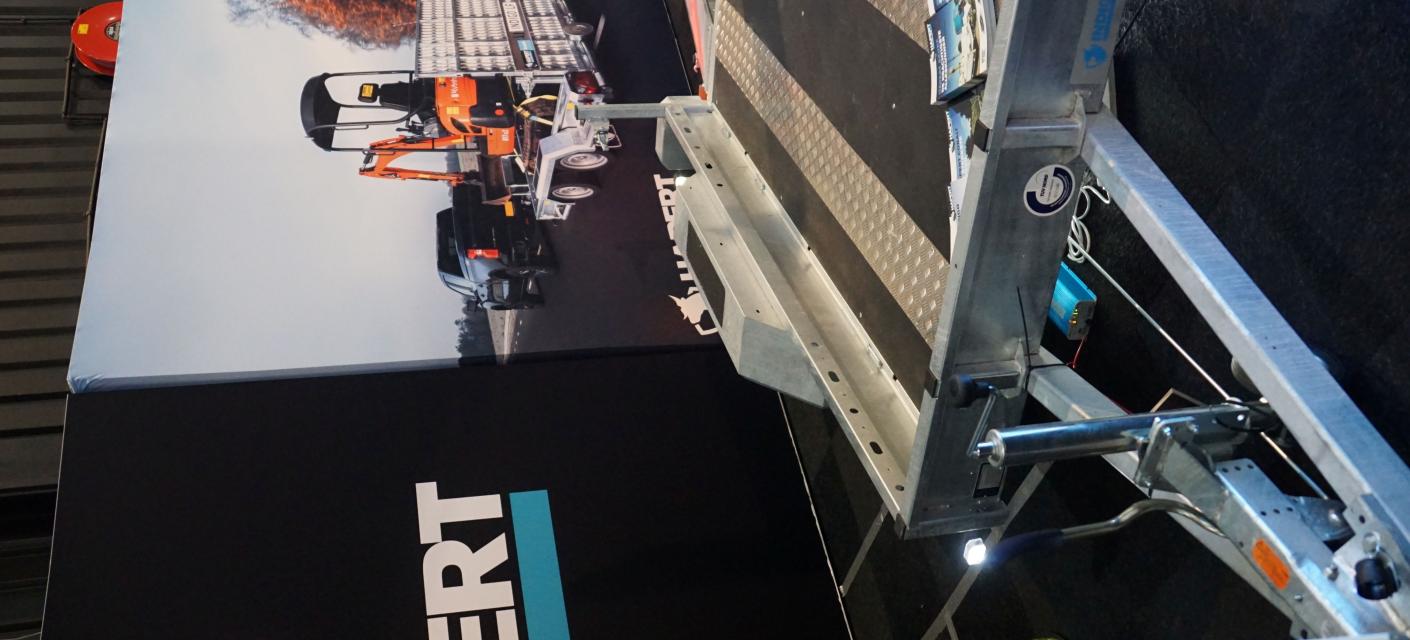 De Groene sector vakbeurs 2024 hapert composite aanhangwagen