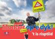 Friesland modder op de weg